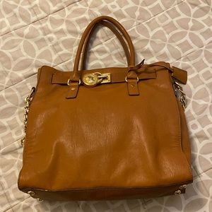 Michael Kors
Hamilton leather tote
Brown, Leather
